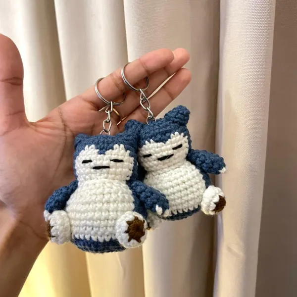 Snorlax Keychain
