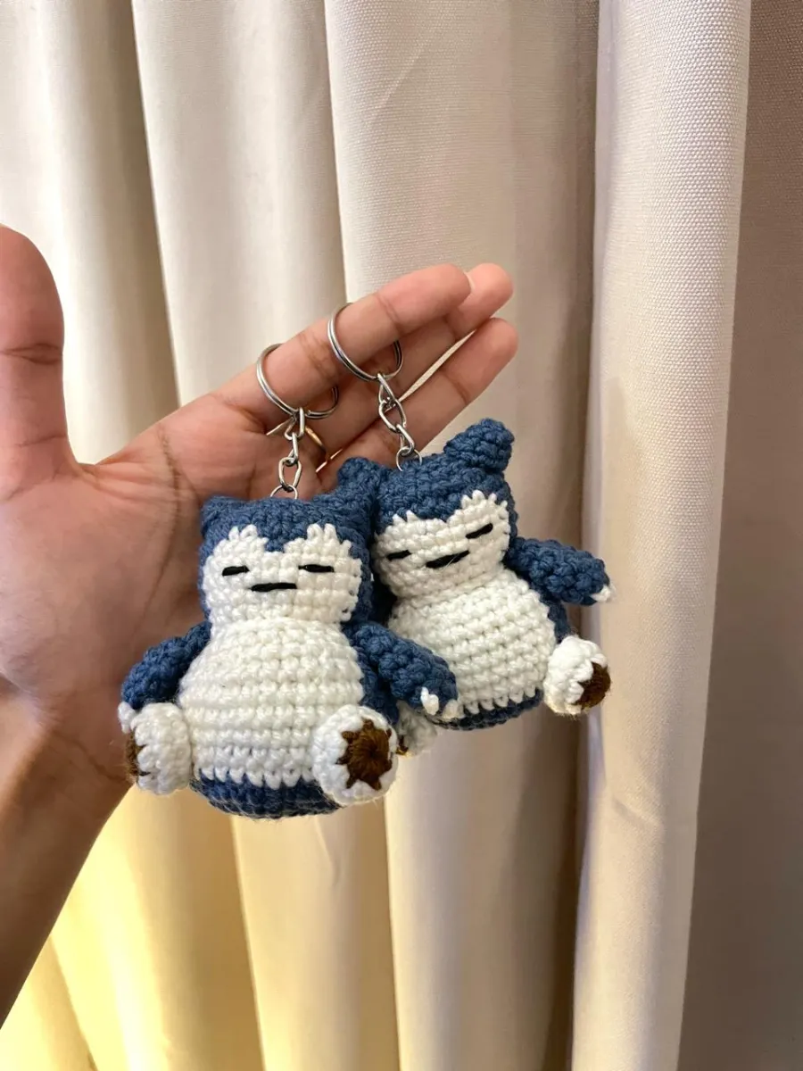 Snorlax Keychain