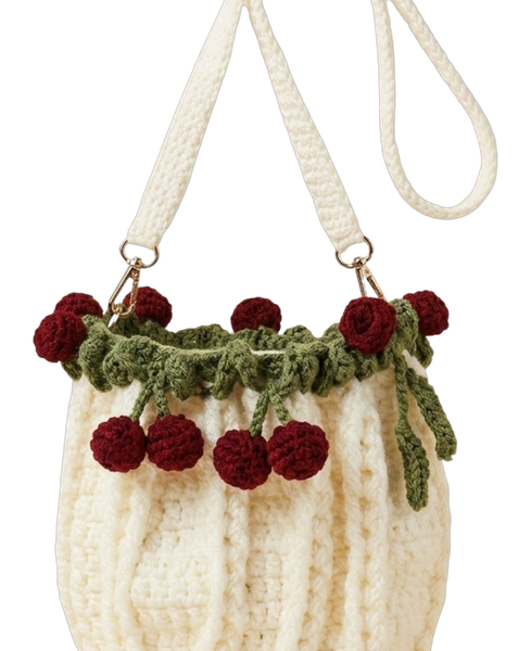 Cherry Bucket Bag