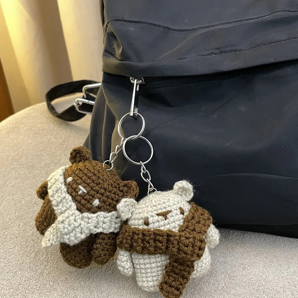 Scarf Bear Keychain