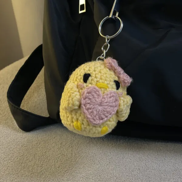 Chick & Heart Keychain