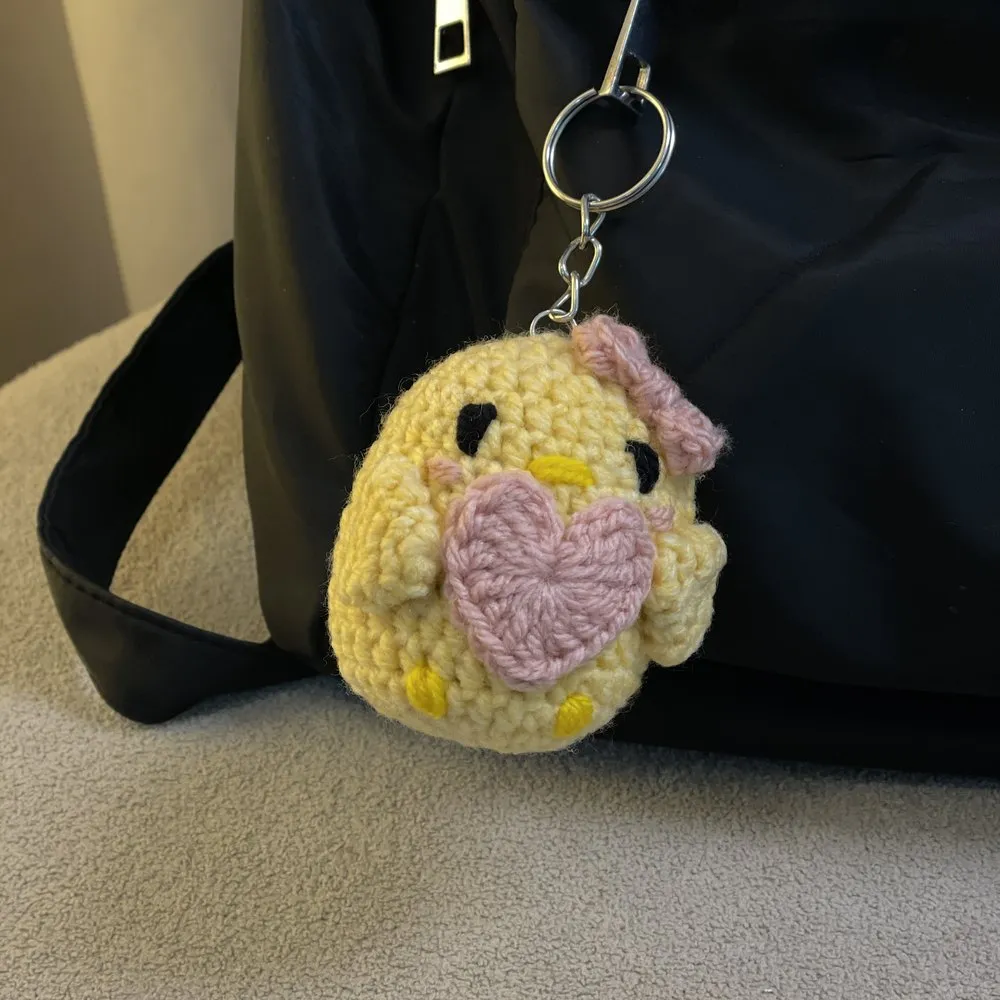 Chick & Heart Keychain